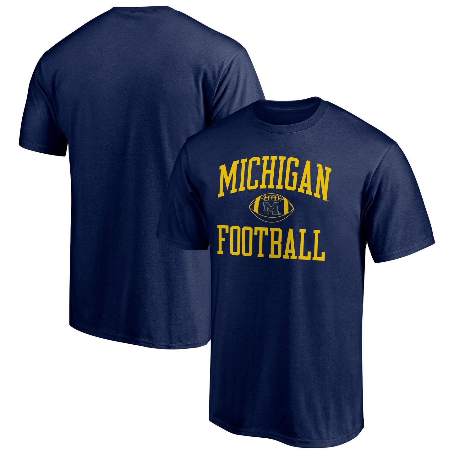 Men's Fanatics Navy Michigan Wolverines First Sprint Team T-Shirt