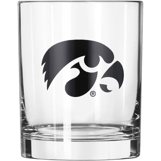 Iowa Hawkeyes 14oz. Game Day Rocks Glass