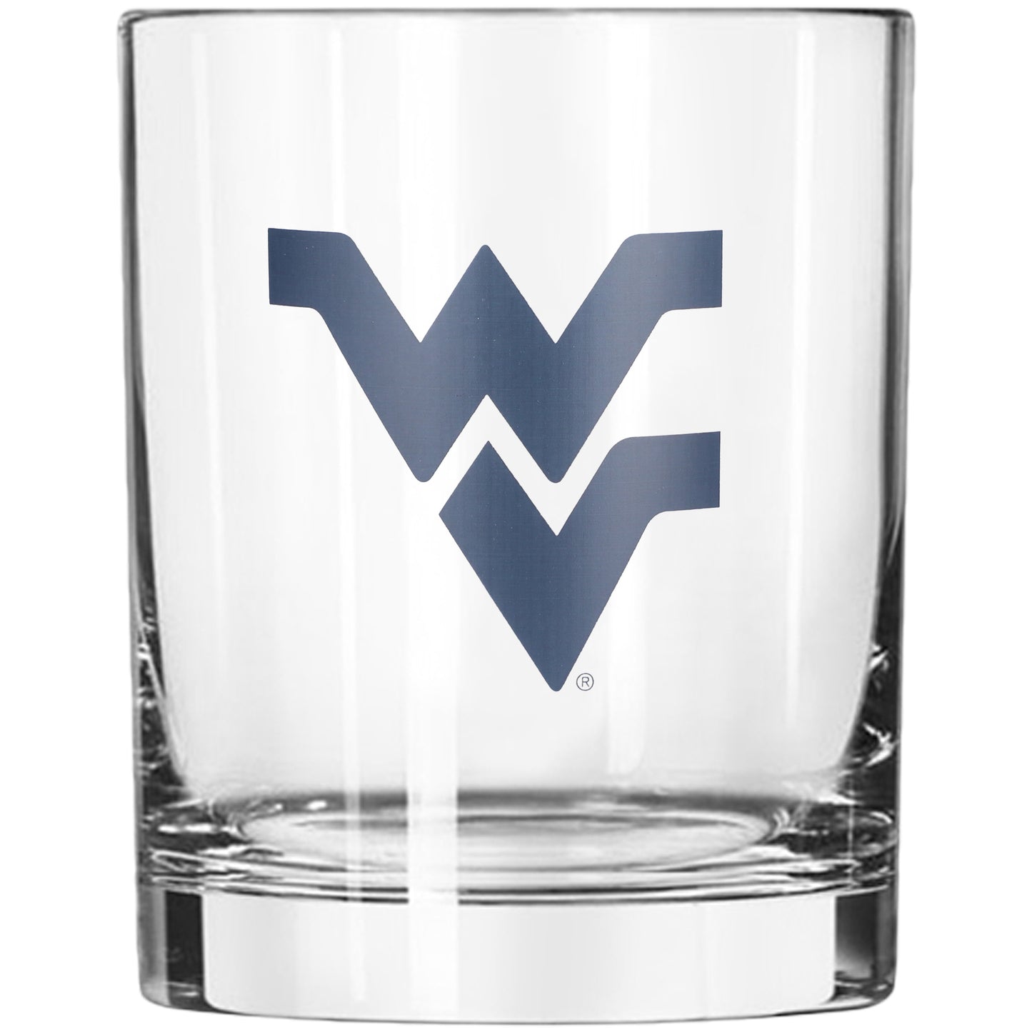 West Virginia Mountaineers 14oz. Game Day Rocks Glass