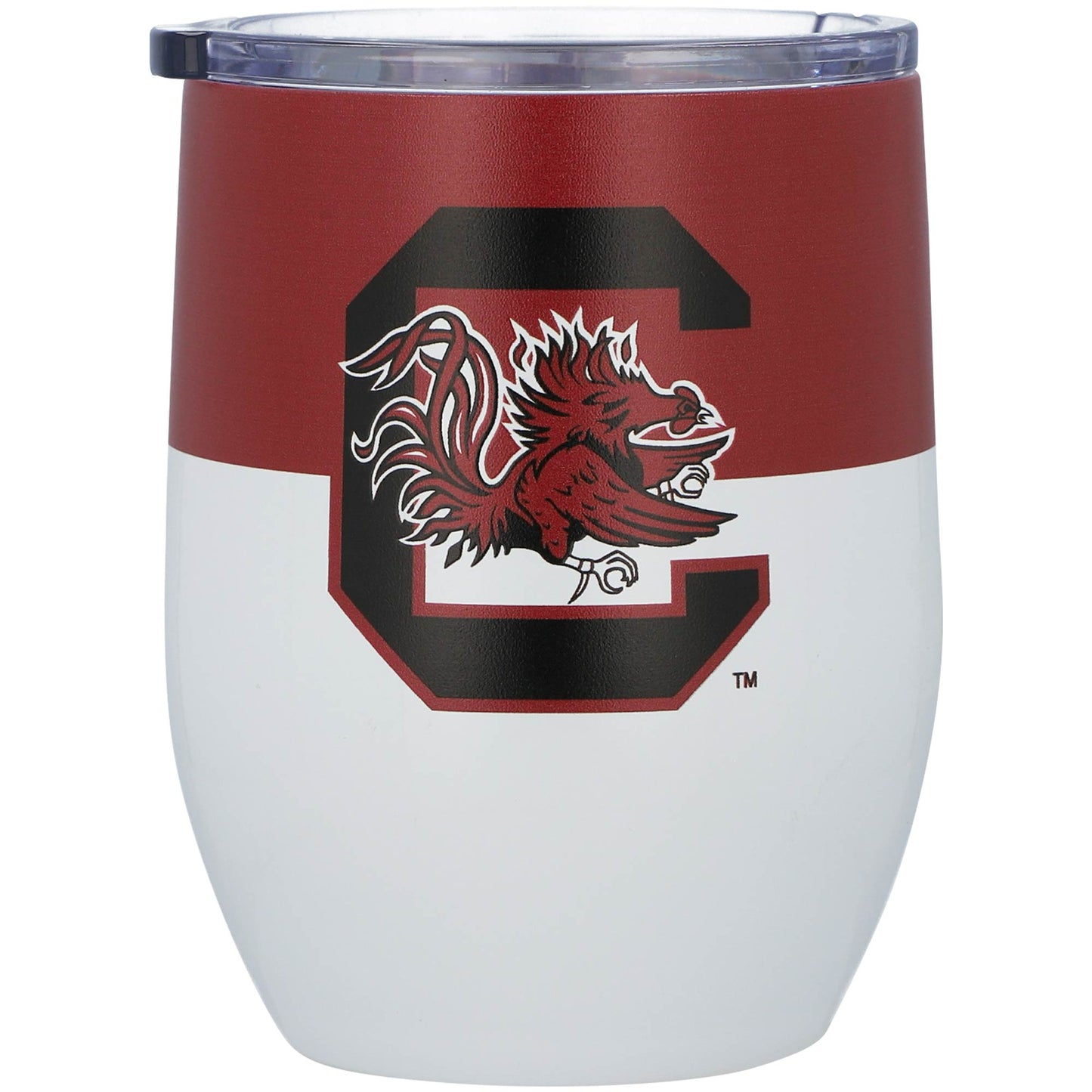 South Carolina Gamecocks 16oz. Colorblock Stainless Steel Curved Tumbler