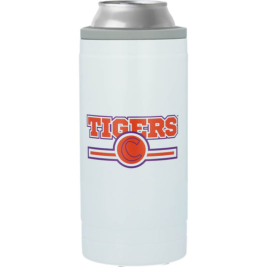 Clemson Tigers 12oz. Letterman Slim Can Cooler