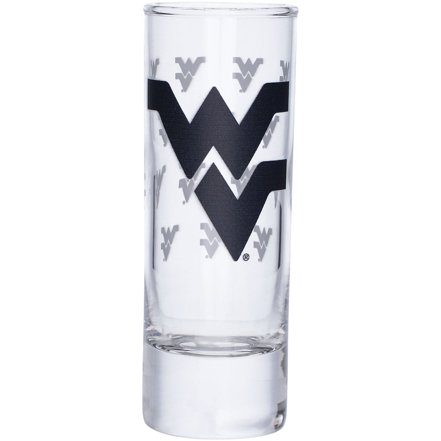 West Virginia Mountaineers 2.5oz. Satin-Etched Tall Shot Glass