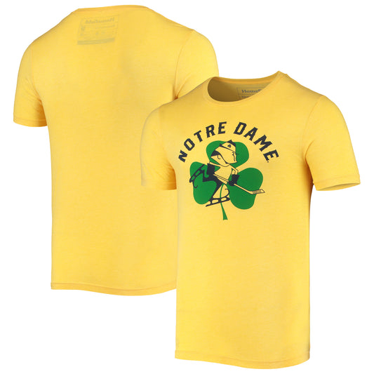 Men's Homefield Gold Notre Dame Fighting Irish Vintage Hockey T-Shirt