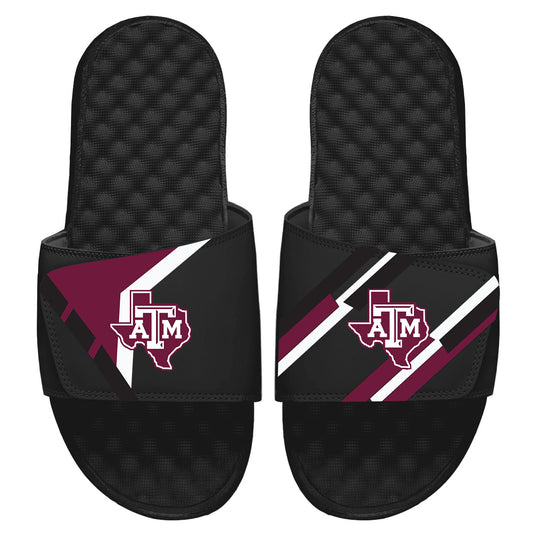 Men's ISlide Black Texas A&M Aggies Varsity Starter Jacket Slide Sandals
