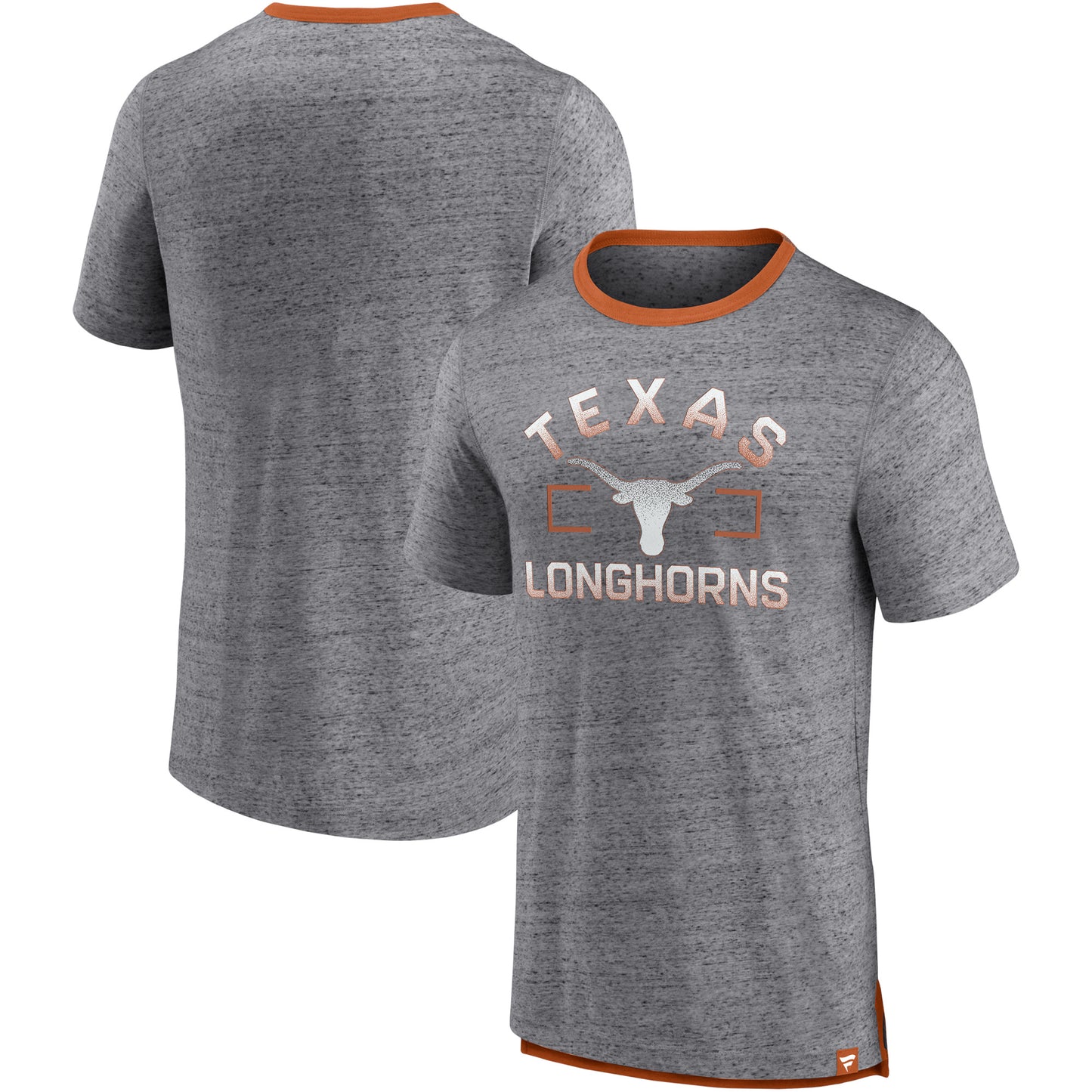 Men's Fanatics Heathered Gray Texas Longhorns Personal Record T-Shirt