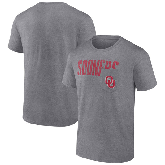 Men’s Heather Gray Oklahoma Sooners T-Shirt