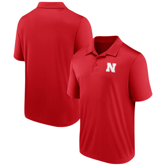 Men's Scarlet Nebraska Huskers Primary Logo Polo