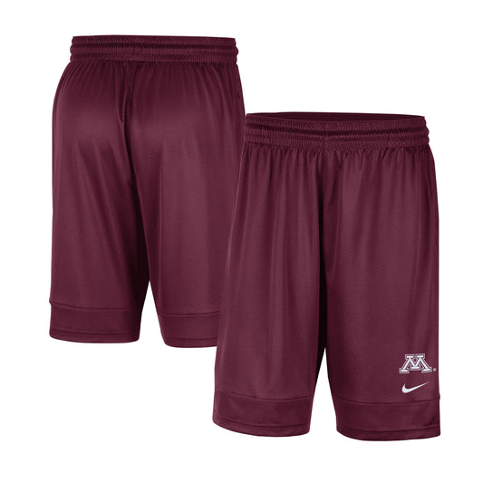 Men's Nike Maroon Minnesota Golden Gophers Fast Break Team Performance Shorts