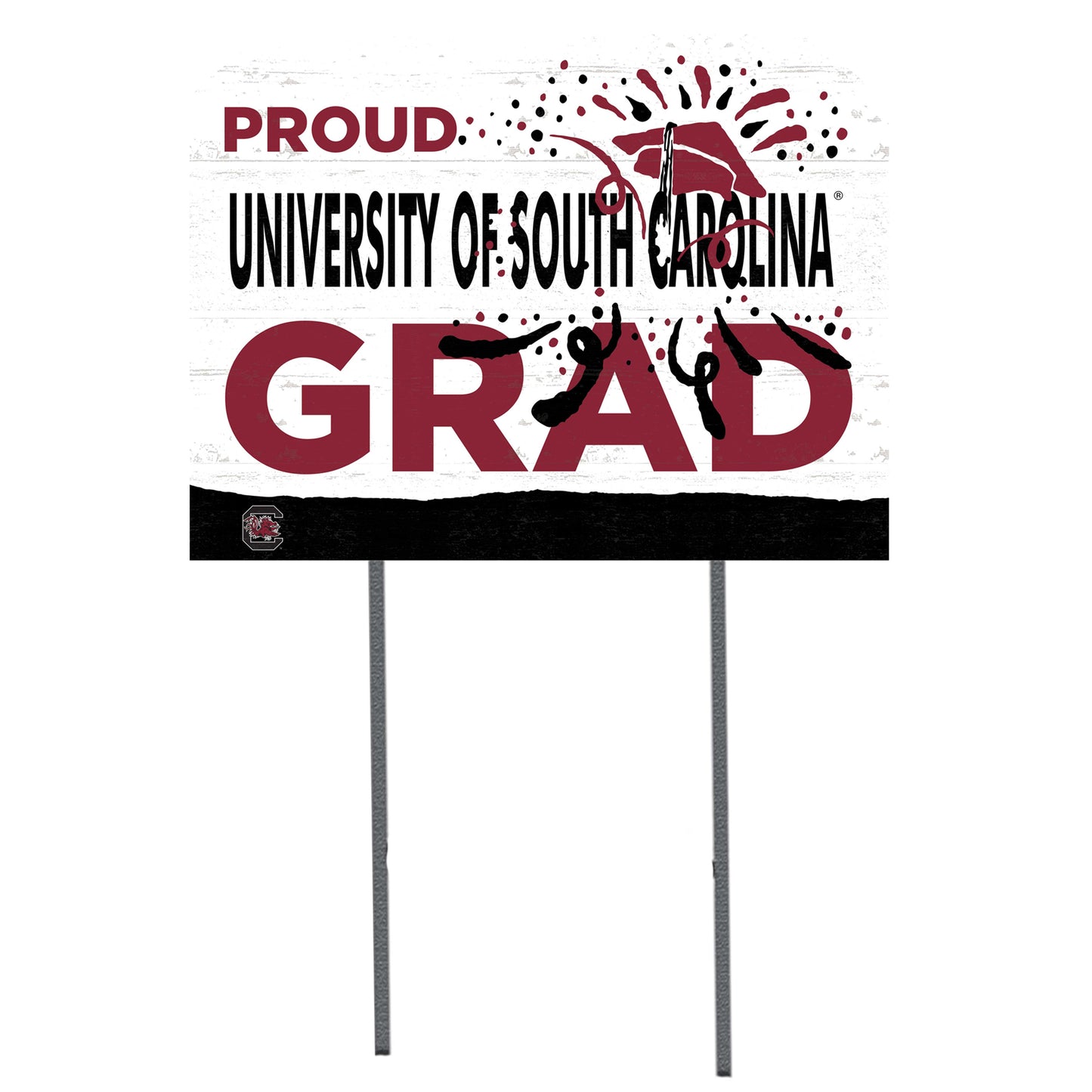 South Carolina Gamecocks 18'' x 24'' Proud Grad Yard Sign