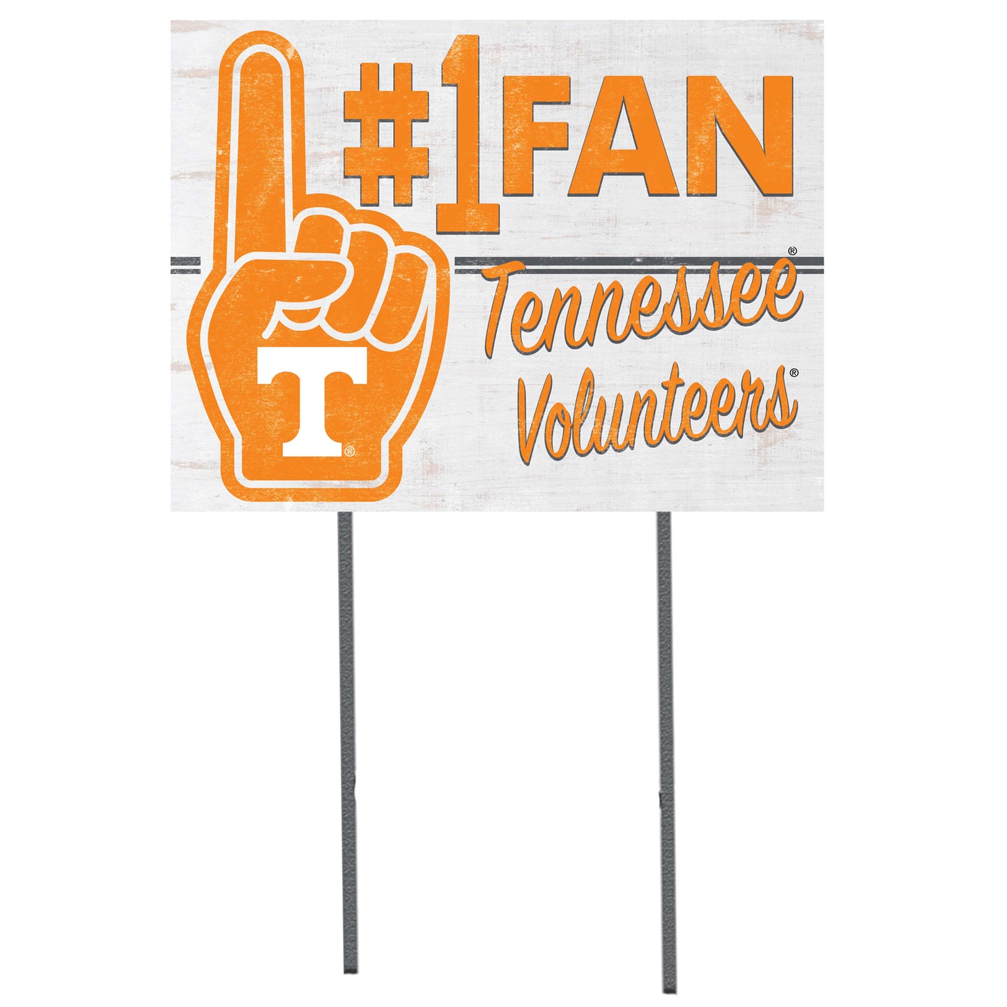 Tennessee Volunteers 18'' x 24'' #1 Fan Yard Sign