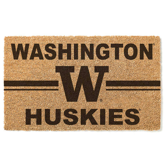 Washington Huskies 18" x 30" Team Logo Doormat