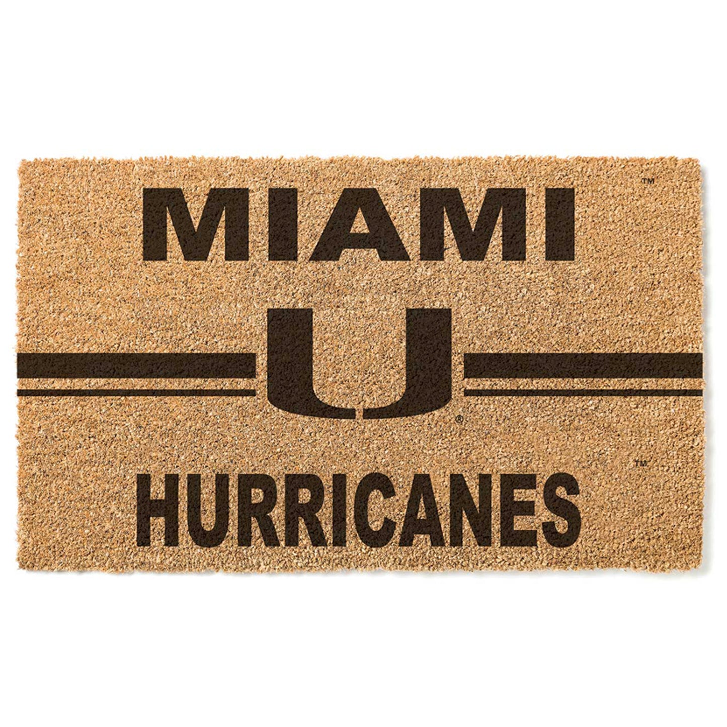 Miami Hurricanes 18" x 30" Team Logo Doormat