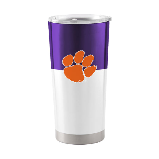 Clemson Tigers 20oz. Colorblock Stainless Tumbler