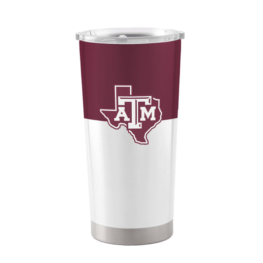 Texas A&M Aggies 20oz. Colorblock Stainless Tumbler