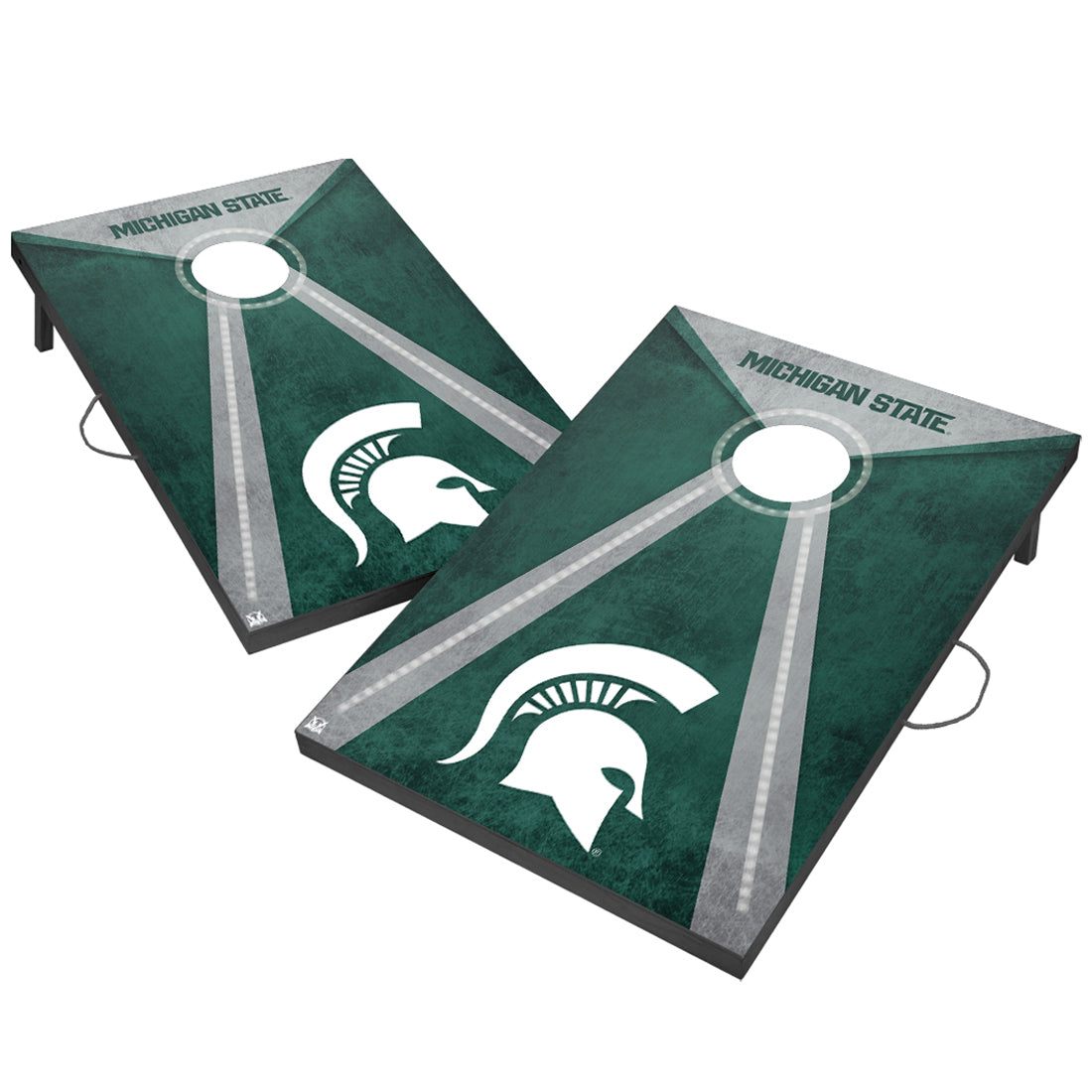 Michigan State Spartans 2' x 3' LED Cornhole Board Set