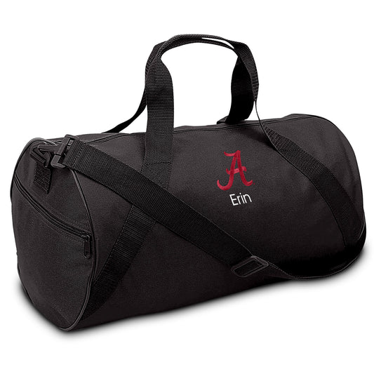 Youth Black Alabama Crimson Tide Personalized Duffel Bag