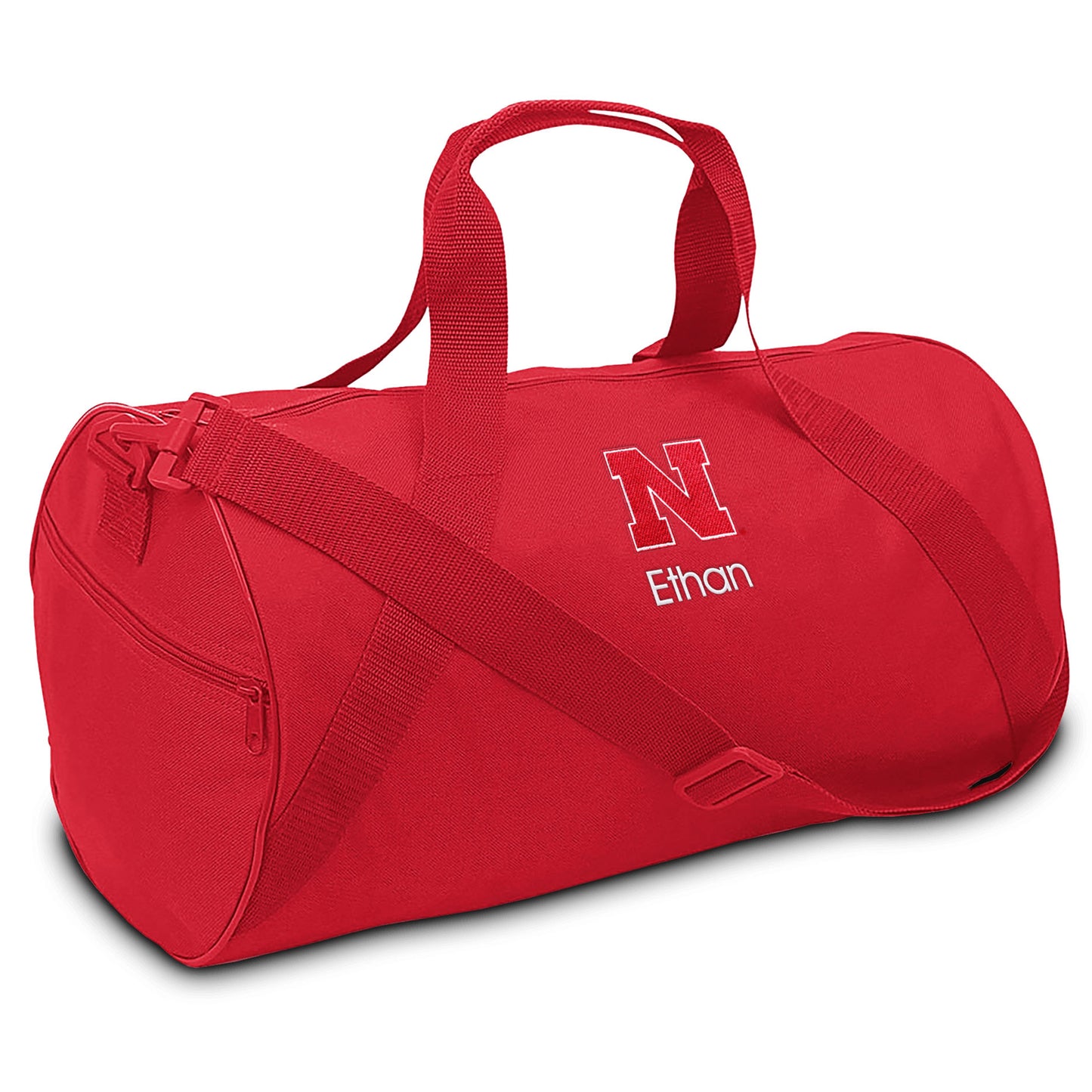 Youth Scarlet Nebraska Huskers Personalized Duffel Bag