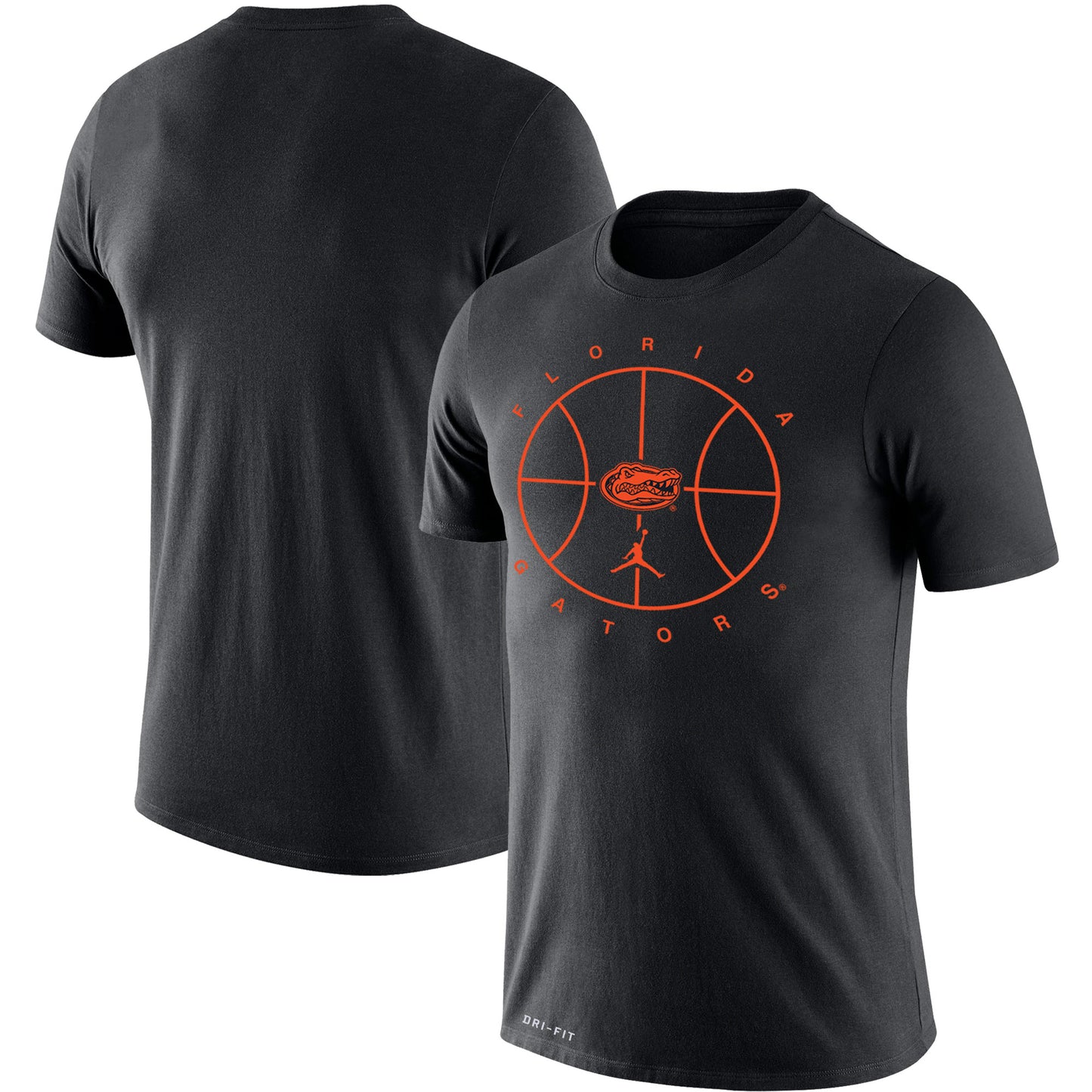 Men's Jordan Brand Black Florida Gators Basketball Icon Legend Performance T-Shirt