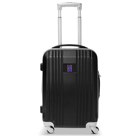 MOJO Black Northwestern Wildcats 21'' Two-Tone Spinner Carry-On Luggage