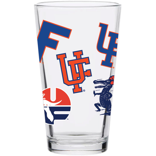 Florida Gators 16oz. Medley Vintage Pint Glass