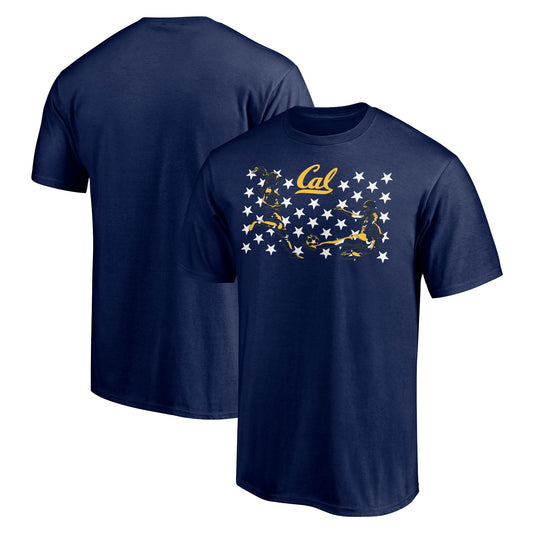 Men's Navy Cal Bears Patriotic Soccer T-Shirt