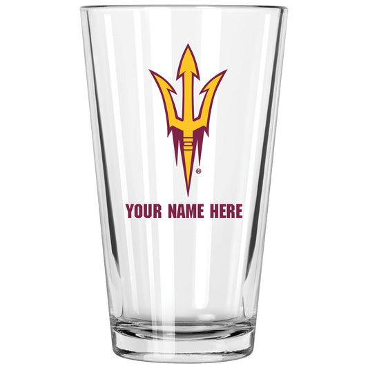 Arizona State Sun Devils 16oz. Personalized Pint Glass