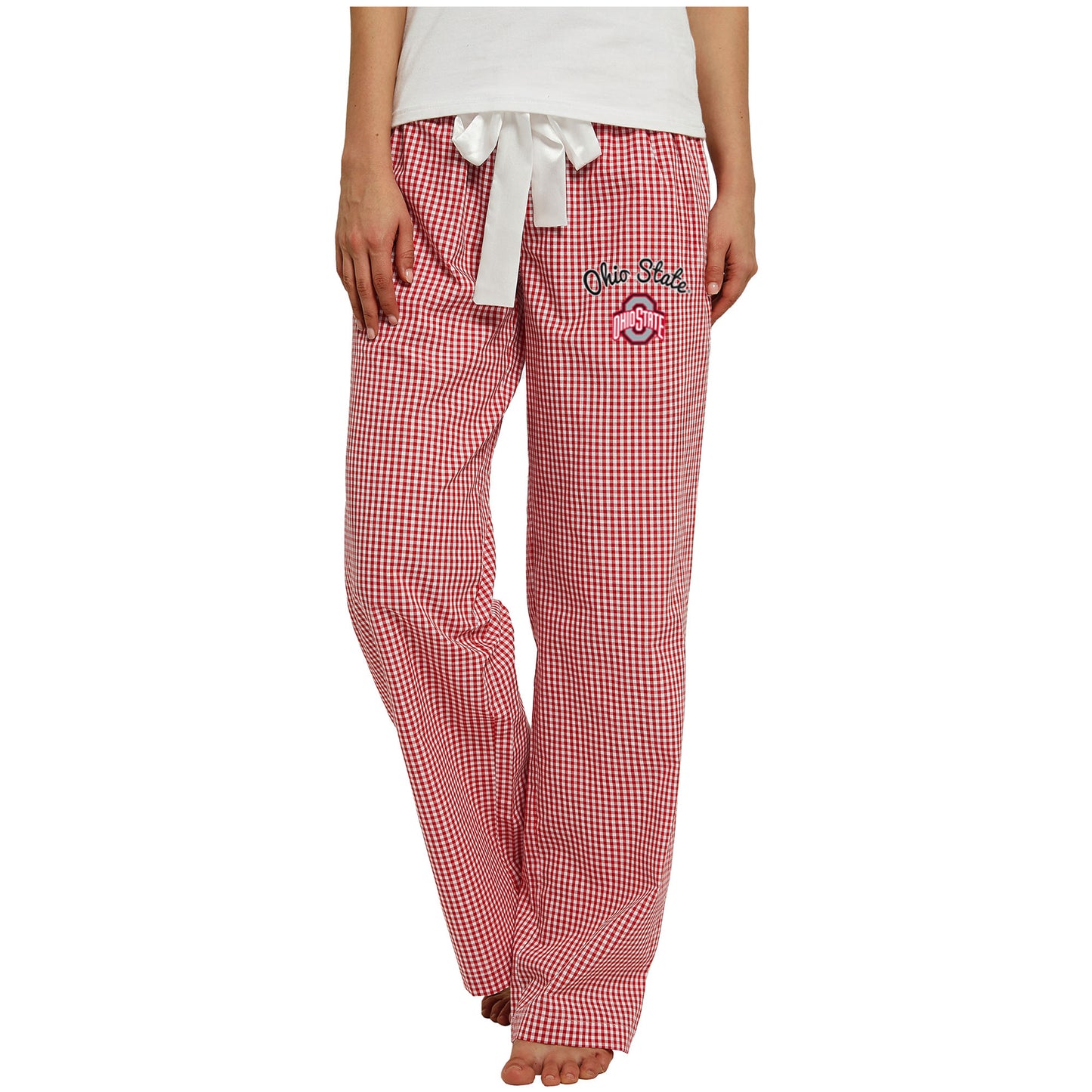 Women's Concepts Sport Scarlet/White Ohio State Buckeyes Tradition Lightweight Lounge Pants