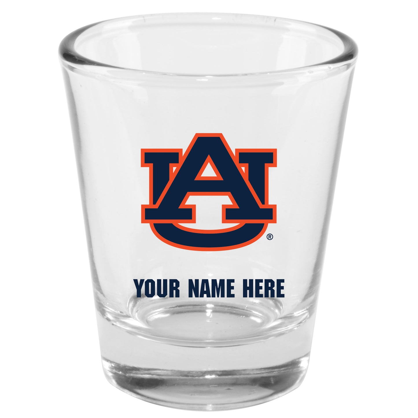 Auburn Tigers 2oz. Personalized Shot Glass
