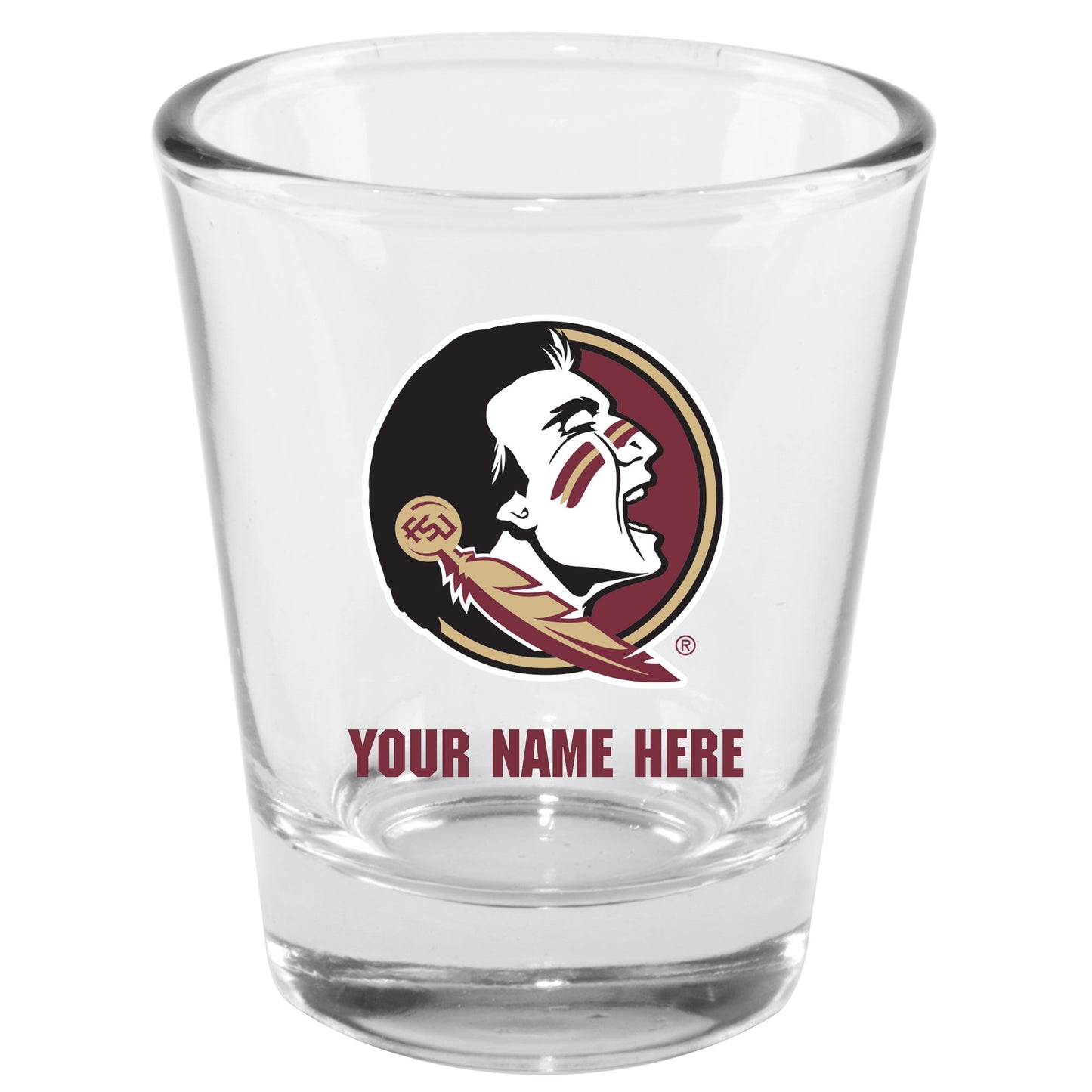 Florida State Seminoles 2oz. Personalized Shot Glass
