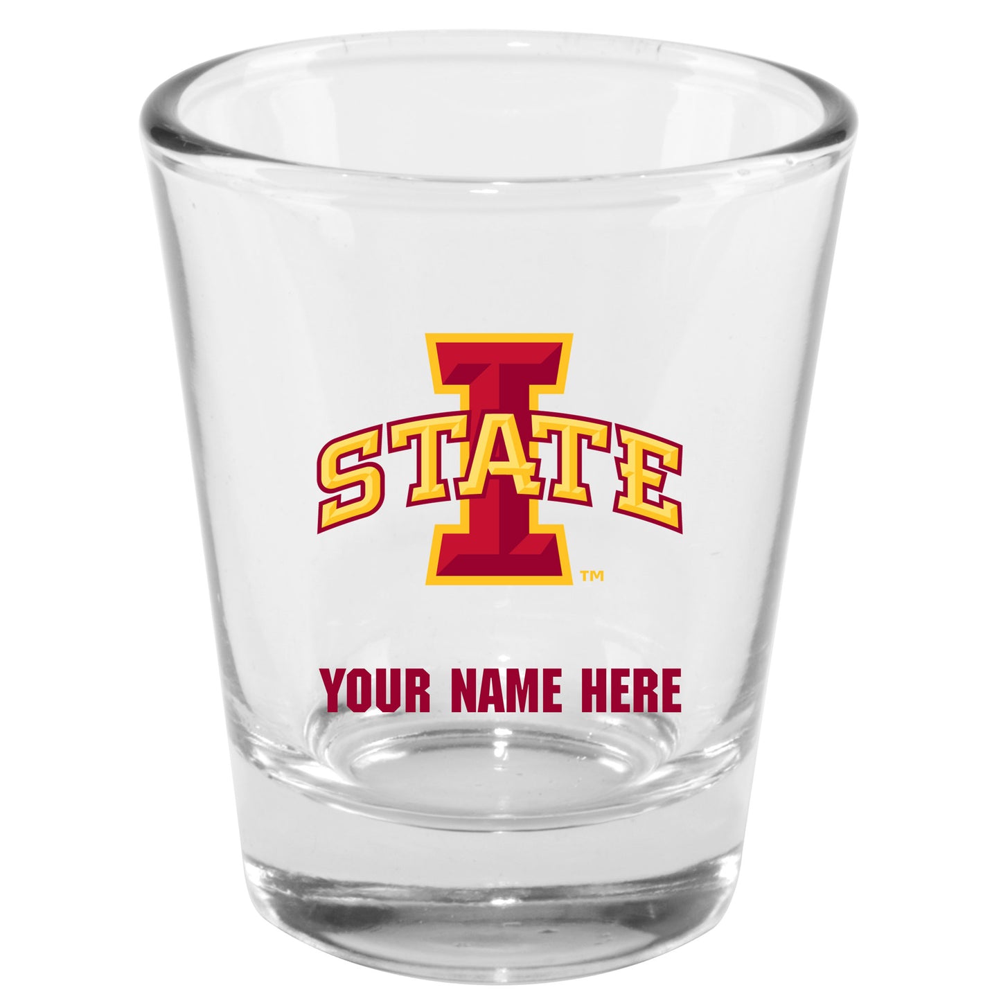 Iowa State Cyclones 2oz. Personalized Shot Glass