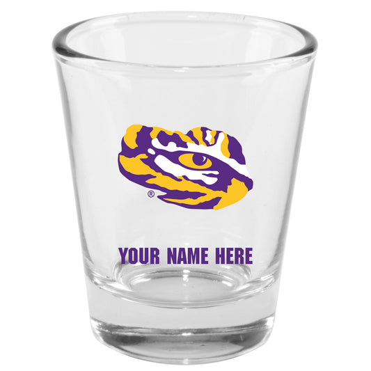 LSU Tigers 2oz. Personalized Shot Glass