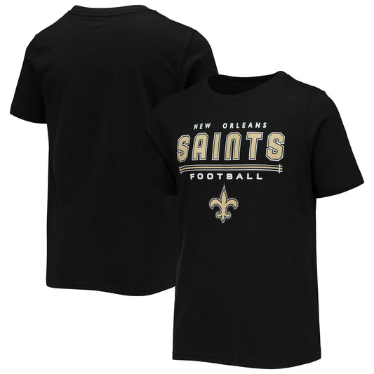 Youth Black New Orleans Saints T-Shirt