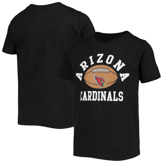 Youth Black Arizona Cardinals Football T-Shirt