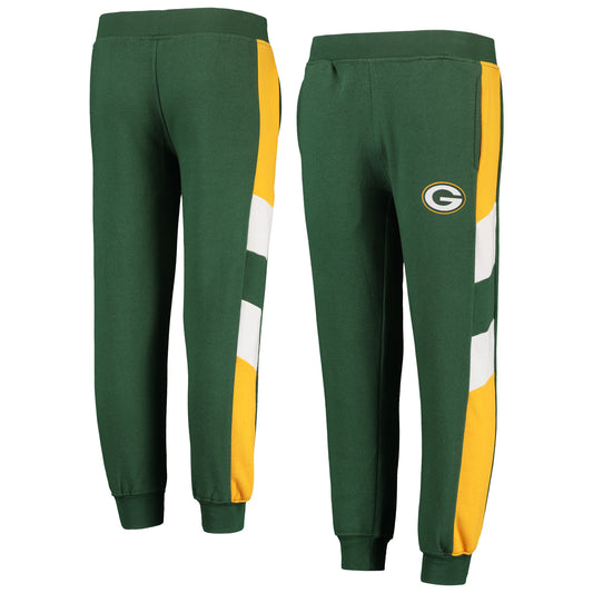 Youth Green Green Bay Packers Fleece Lounge Pants