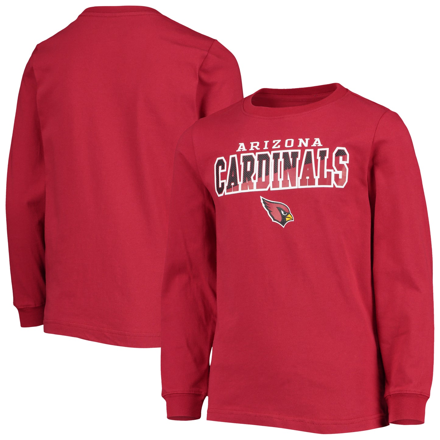 Youth Cardinal Arizona Cardinals Long Sleeve T-Shirt