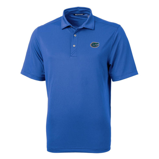 Men's Cutter & Buck Royal Florida Gators Virtue Eco Pique Recycled Polo