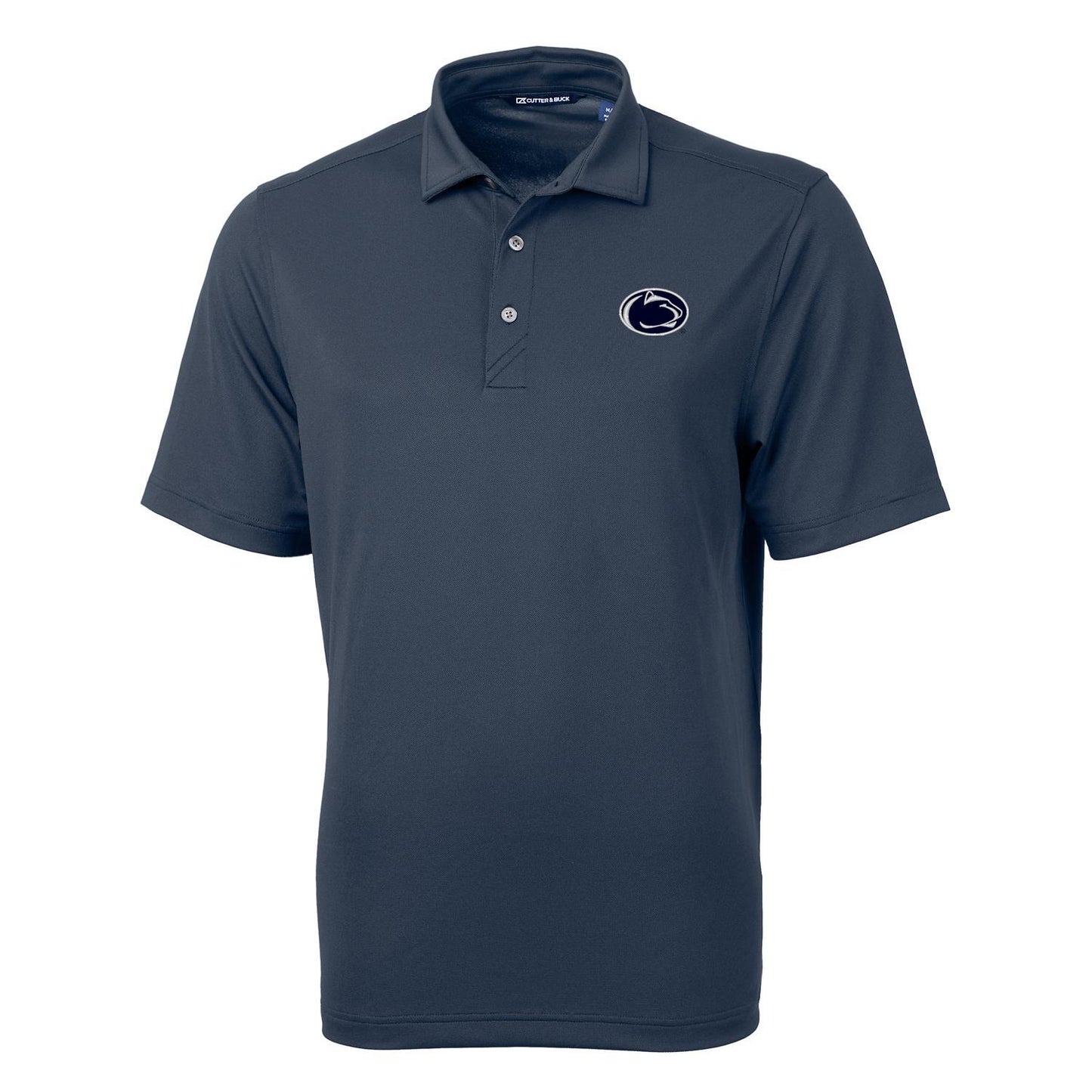 Men's Cutter & Buck Navy Penn State Nittany Lions Virtue Eco Pique Recycled Polo