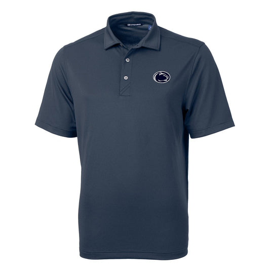 Men's Cutter & Buck Navy Penn State Nittany Lions Virtue Eco Pique Recycled Polo