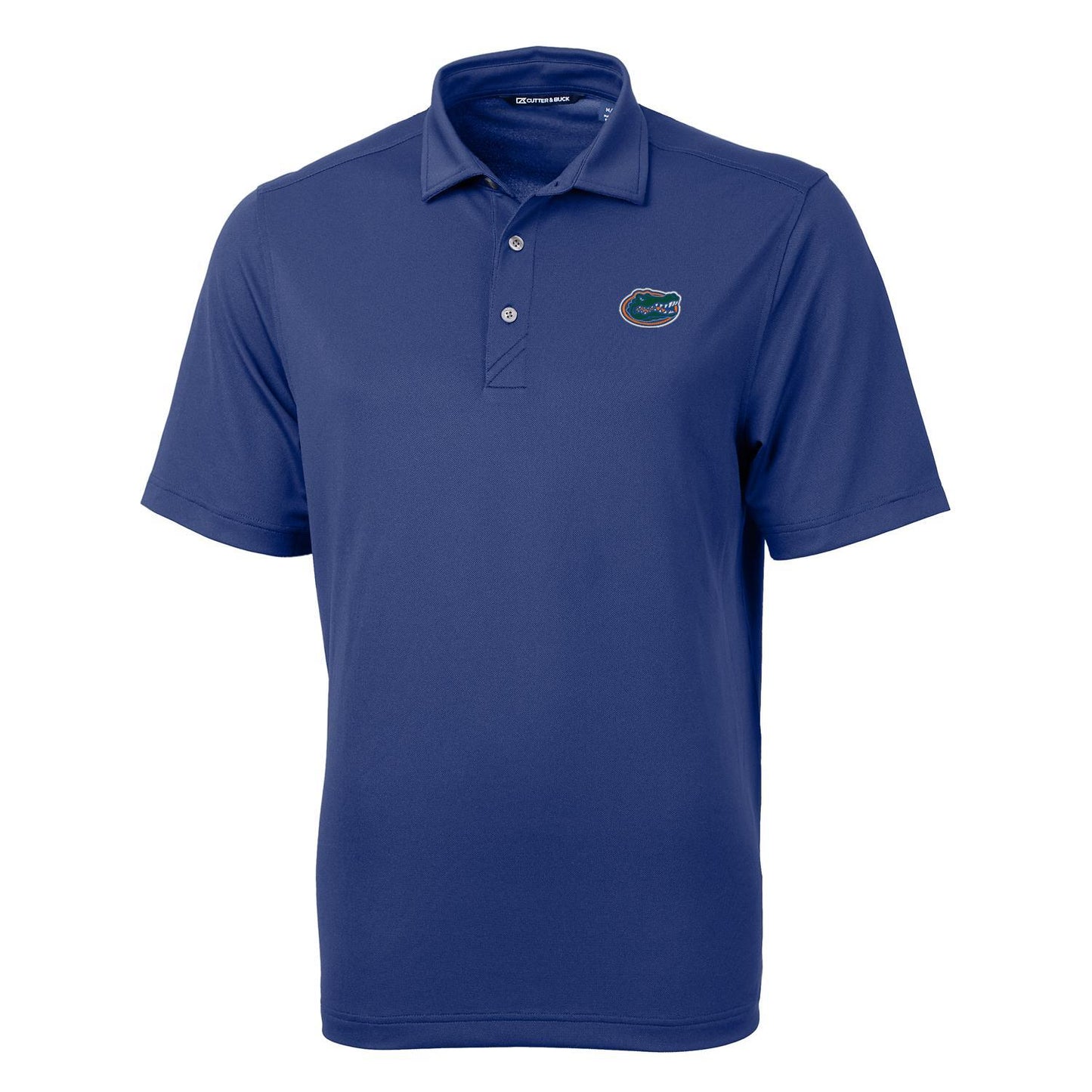 Men's Cutter & Buck Royal Florida Gators Virtue Eco Pique Recycled Polo