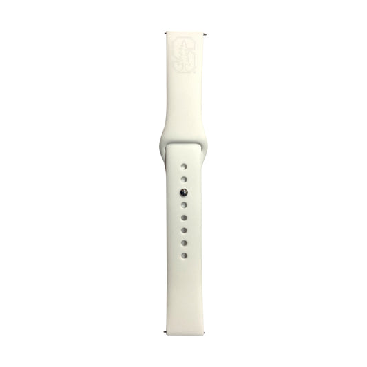 White Stanford Cardinal Samsung 22mm Watch Band