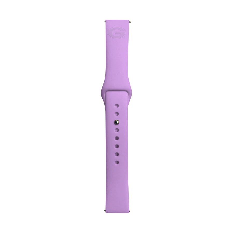 Purple Georgia Bulldogs Samsung 22mm Watch Band