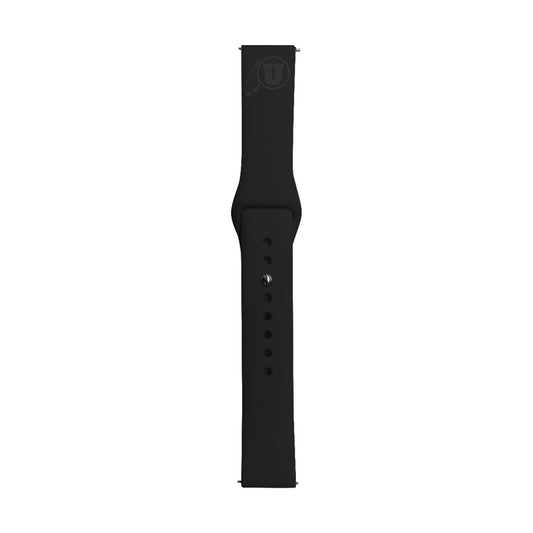 Black Utah Utes Samsung 22mm Watch Band