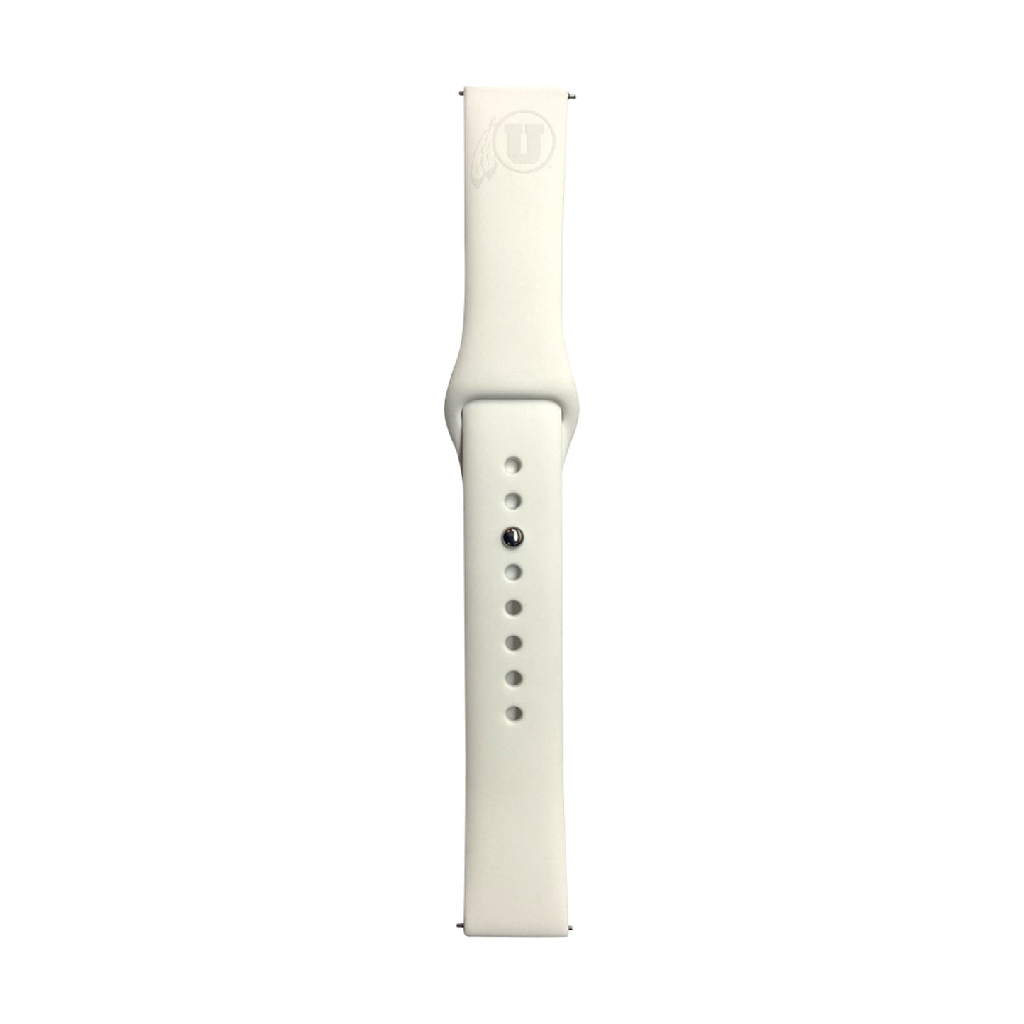 White Utah Utes Samsung 22mm Watch Band
