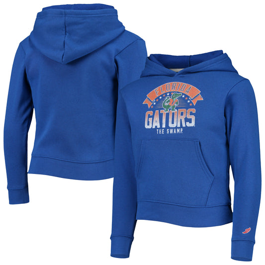 Youth League Collegiate Wear Royal Florida Gators Essential Pullover Hoodie