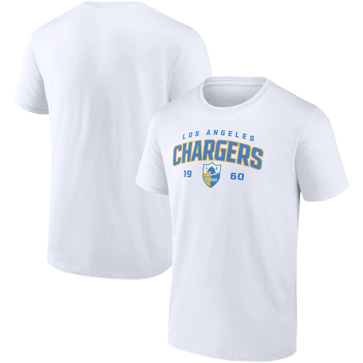 Men's Fanatics White Los Angeles Chargers Established T-Shirt