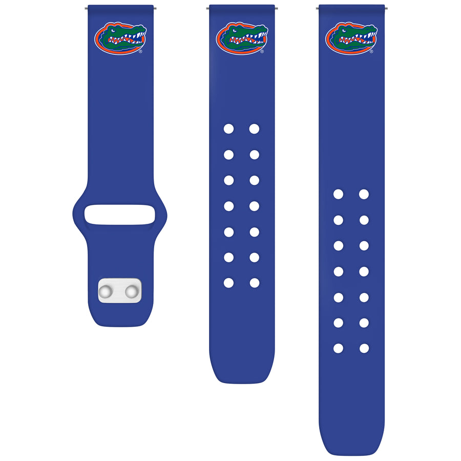 Royal Florida Gators 20mm Samsung Silicone Watch Band