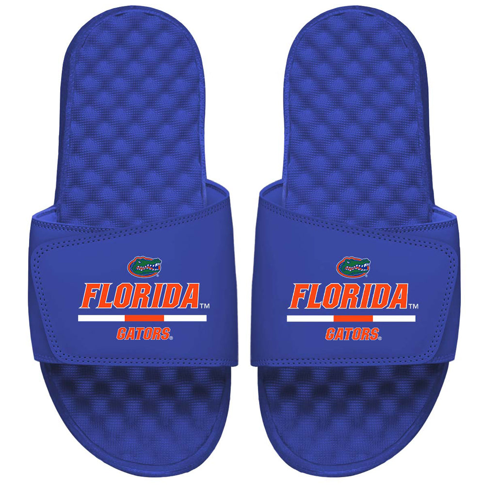 Men's ISlide Royal Florida Gators Split Bar Slide Sandals