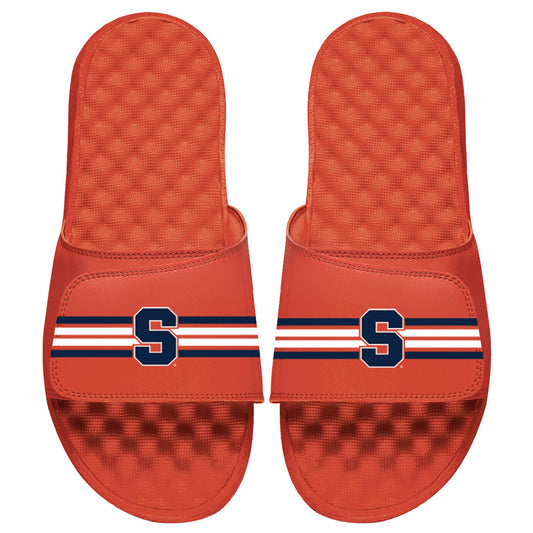 Men's ISlide Orange Syracuse Orange Stripes Slide Sandals