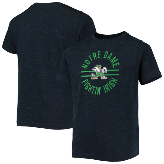 Youth Navy Notre Dame Fighting Irish Injected T-Shirt