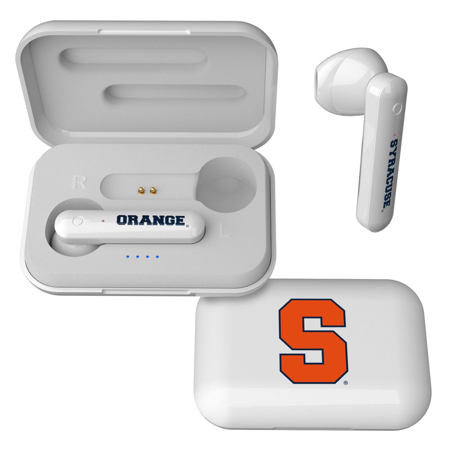 Keyscaper Syracuse Orange  Wireless TWS Insignia Design Earbuds